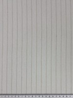 Beige Pin Stripes on Off White Linen Cotton Blend