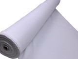 White Pin-Striped Polyester Suiting