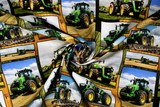 Farmers Paradise Farm Machines Premium Printed Cotton
