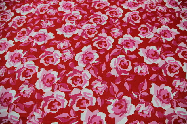 Graphic Rose Printed Cotton