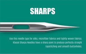 Size 90/14 Sharp Machine Needles
