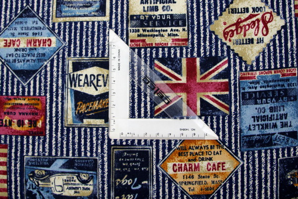 Vintage Inspired USA/UK Themed Japanese Premium Printed Cotton