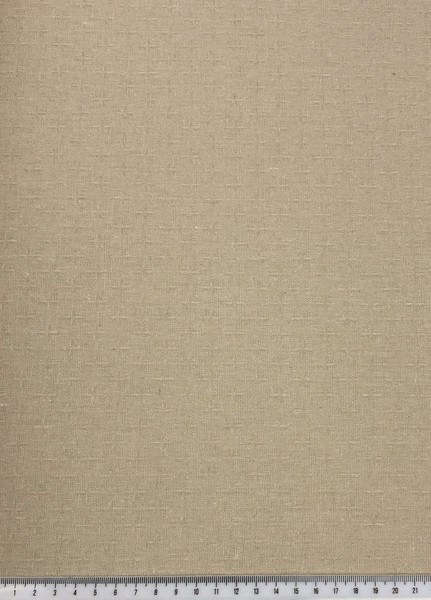 Neutral Cross Stitched Textured Linen Cotton Blend