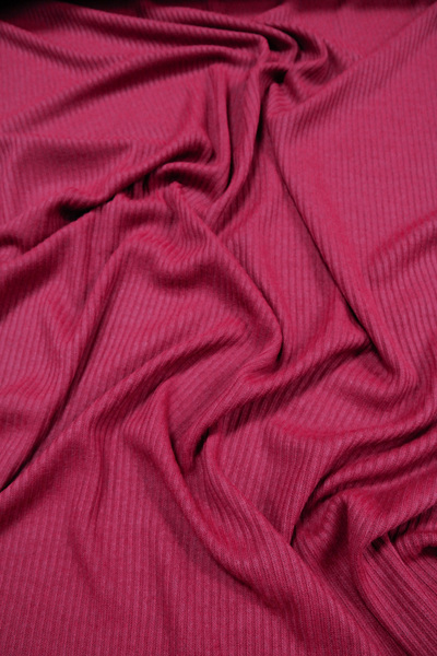 Magenta Knitted Rib