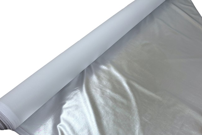 Silver Foil Lycra Knit
