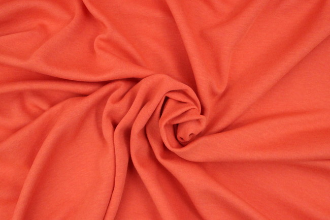 Tangarine Double Jersey Interlock Knit