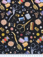 Sewing Bits and Bobs Printed Cotton