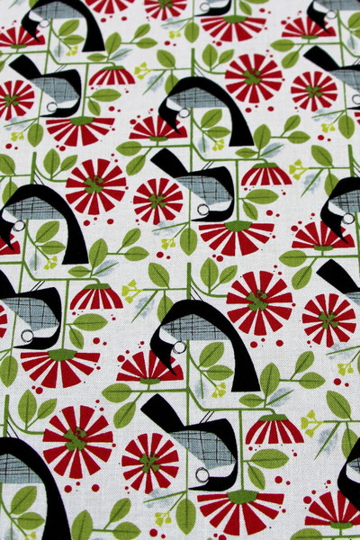 Art Deco Tui Kiwiana Cotton