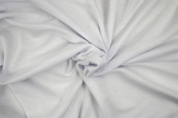 White Double Jersey Interlock Knit