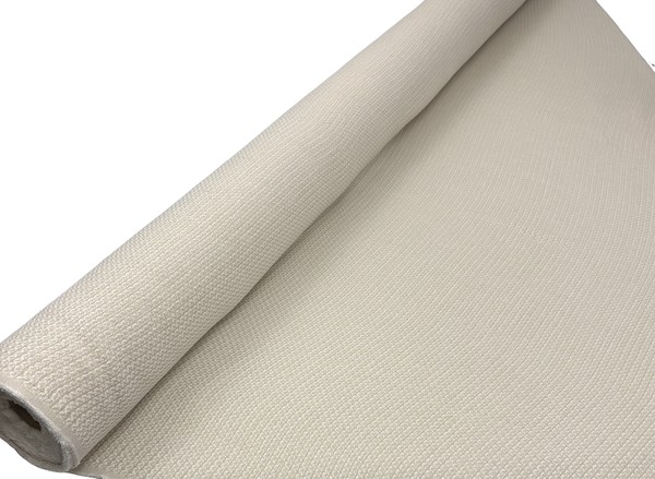 Neutral Tones Basket Weave Textured Linen Cotton Blend