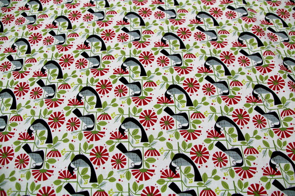 Art Deco Tui Kiwiana Cotton