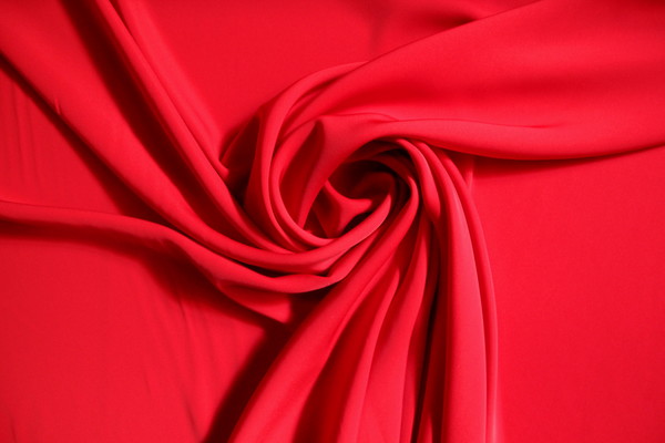 Red Stretch Polyester