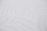 Leaves - White on White Pasifika Polycotton