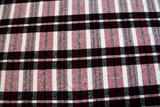 Red, White & Black Checked Wool Blend