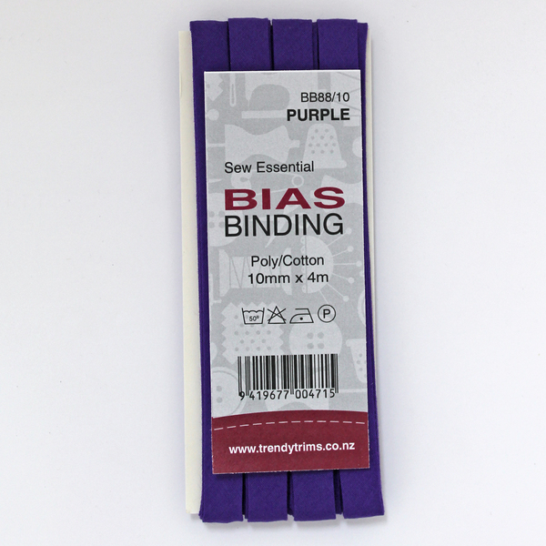 Purple Bias Binding