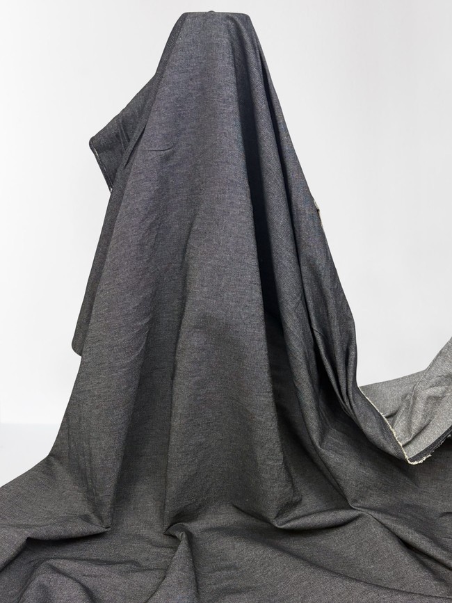 Lightweight Charcoal Black Denim