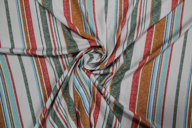 Washed Out Summer Stripe Rayon