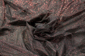 Black & Red "Sparkle" Netting