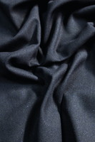 Navy Textured Wool Suiting