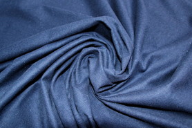 Navy Plain Flannelette - Warm & Cuddly