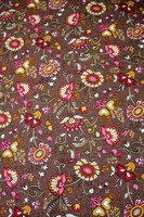 Soft Autumn Tones Classic Flowers Printed Cotton