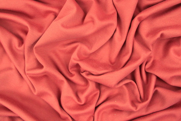 Watermelon Pink Marle Double Jersey Interlock Knit