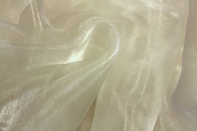 Cream Organza