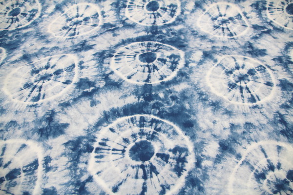 Denim Tones Tie-Dyed Printed Rayon