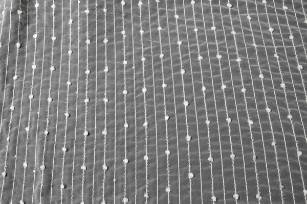 White Embellished Chiffon