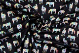 Rainbow Zebras Premium Printed Cotton