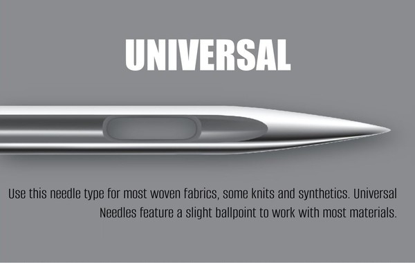 Titanium Size 75/11 Universal Machine Needles