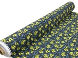 Kowhai on Charcoal Printed Cotton