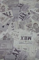 Travel Tags Printed Cotton