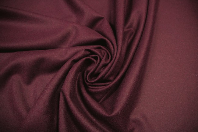 Deep Garnet Wool Blend