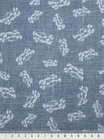 Queen Annes Lace on Chambray Printed Cotton
