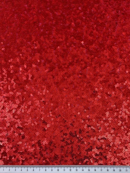Red Wiggly Sequins