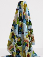 Feathered Friends: Squares, Kiwiana Cotton