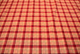 Apricot Check Printed Premium Cotton