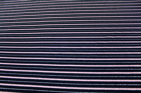 Navy Glitter Cotton Lycra Knit