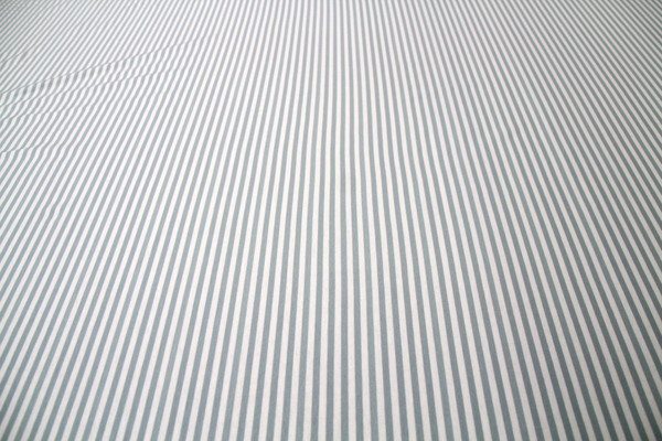 Mini Stripe Cotton Lycra Knit - Pale Blue & White