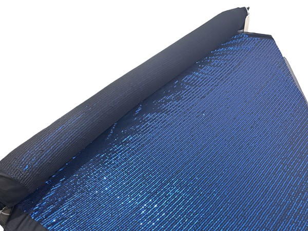 Royal on Black Sequins