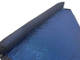 Royal on Black Sequins