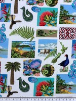 NZ Adventures Kiwiana Printed Cotton
