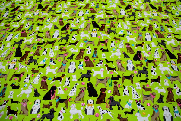 Dogs - Furry Friends Premium Printed Cotton