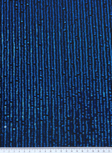 Royal on Black Sequins