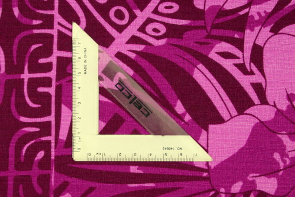 Purple & Pink Tones Pasifika Printed Dobby