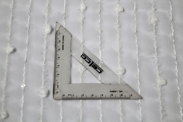  White Embellished Chiffon