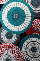 Japanese Parasol Printed Premium Slub Cotton