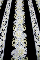 Beige, White & Grey on Black Traditional Designs of Aotearoa