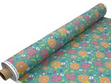 Sketchbook Zinnias Printed Cotton
